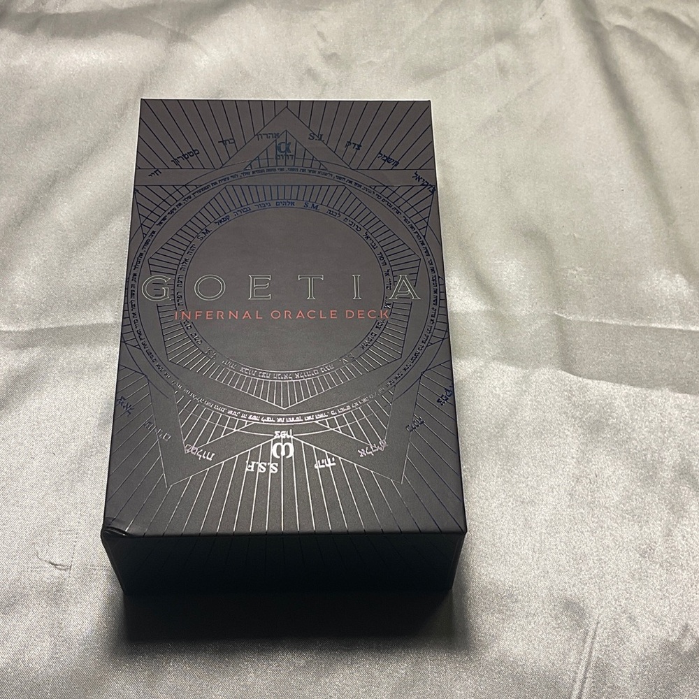 Goetia Infernal Oracle Deck - Black Box